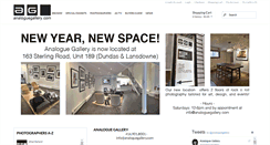 Desktop Screenshot of analoguegallery.com