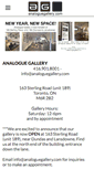 Mobile Screenshot of analoguegallery.com